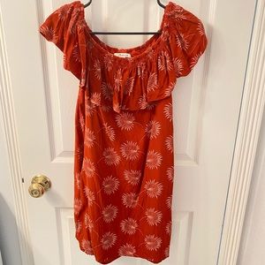 Madewell Floral Print Mini Dress with pockets!